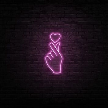 Love At Your Fingertips Neon Sign