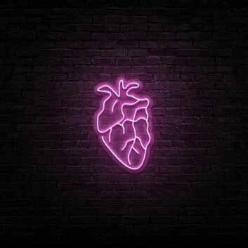 Human Heart Neon Sign
