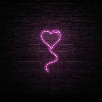 Love Balloon Neon Sign