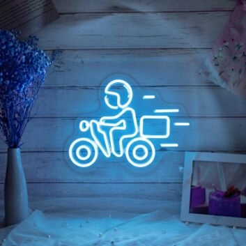 Food Delivery Neon Sign