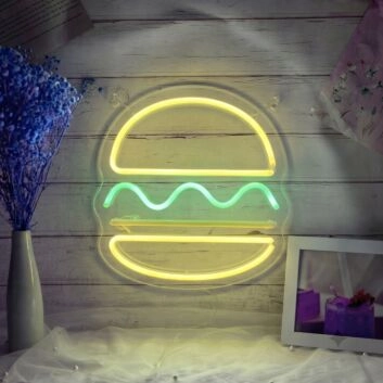 Burger Neon Sign