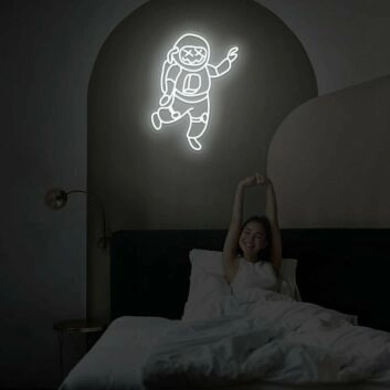 Space Man LED Neon Sign
