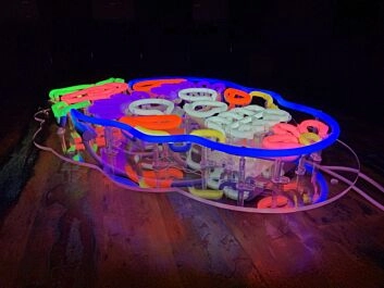 Calavera Skull Wall Mounted Neon Sign