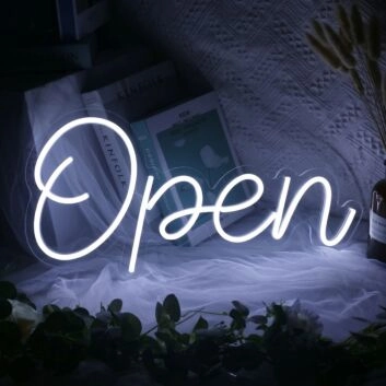 Cute Open Neon Sign