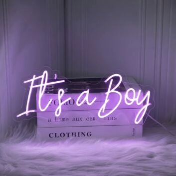 It&#039;s a Boy LED Neon Sign