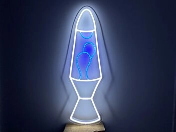 Lava Lamp Color Changing Animated Neon Sign