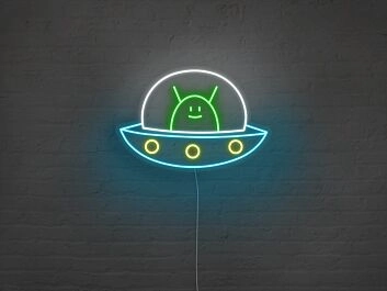 Alien Neon Sign