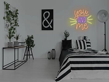 You And Me Neon Sign