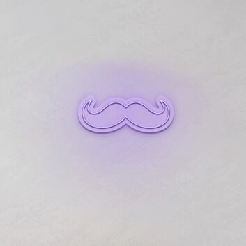 Moustache LED Sign