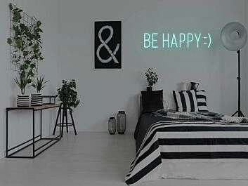 Be Happy Neon Sign