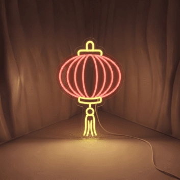 Chinese Lantern Neon Sign