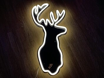 Deer Head Neon Sign