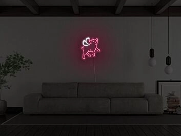 Flying Pig Neon Sign