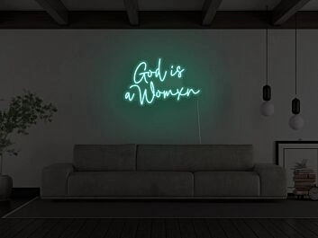 God Is A Womxn Neon Sign