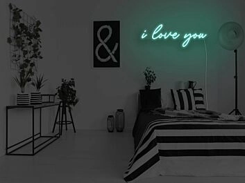 I Love You Neon Sign