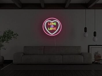 Love Is Love Neon Sign