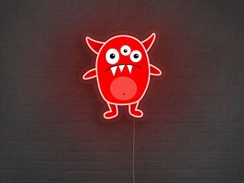 Monsters Neon Sign