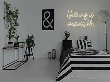 Nothing Is Impossible Neon Sign