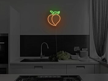 Peach Sign Neon Sign