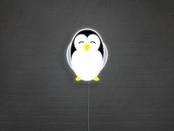 Penguin Neon Sign