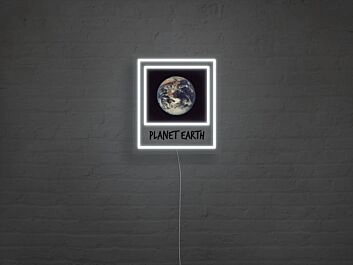 Personalized Retro Photo Neon Sign