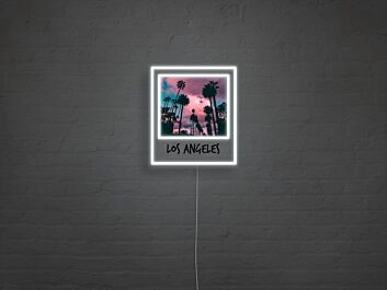 Personalized Retro Photo Neon Sign
