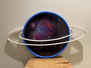 Planet Saturn Neon Sign