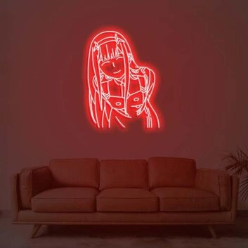 Zero Two 2 Neon Sign