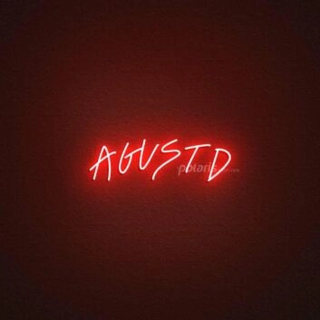 Agust D Neon Sign