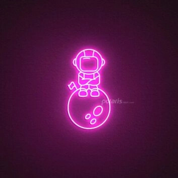 Astronaut Neon Sign