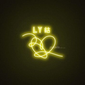 Bts Ly Love Yourself Neon Sign