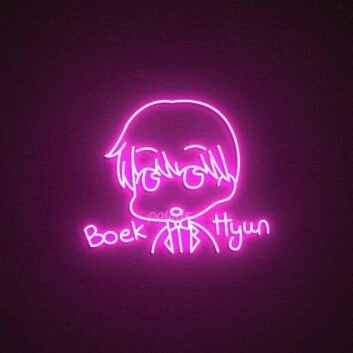 Cute Baekhyun Neon Sign