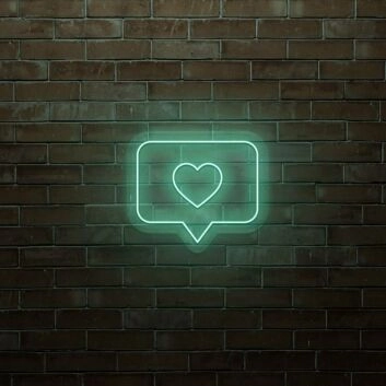 Heart Notification LED Sign