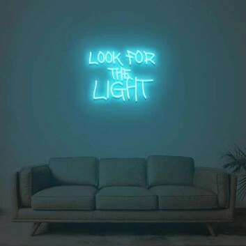 Looking For The Light 2 Neon Sign