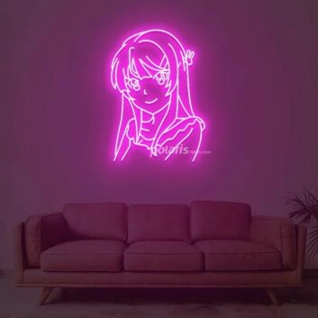 Mai Sakurajima 2 Neon Sign