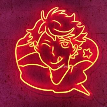 Oikawa Tooru Commercial Bubble Neon Sign
