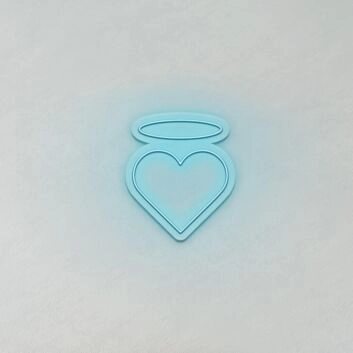 Angel Heart LED Neon Sign