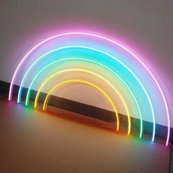 Rainbow Neon Sign