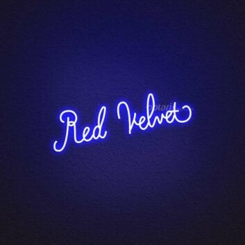 Red Velvet Neon Sign