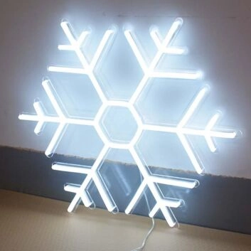 Snowflake 2 Neon Sign