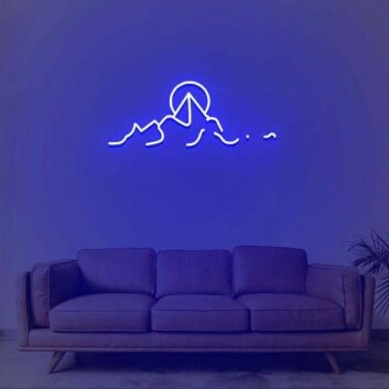 Sunrise In The Hills Neon Sign