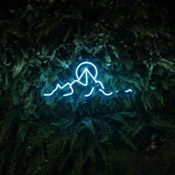 Sunrise In The Hills Neon Sign
