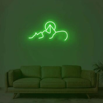 Sunrise In The Hills Neon Sign