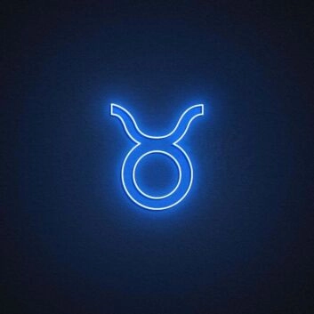 Taurus Zodiac Neon Sign