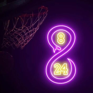 The Undefeated 824 Neon Sign