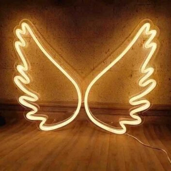 Angel Wings Neon Sign