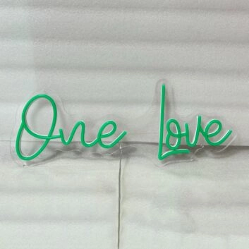 One Love LED Sign