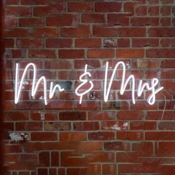 Mr Mrs Neon Sign
