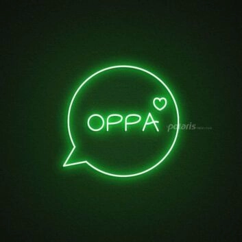 Oppa Neon Sign