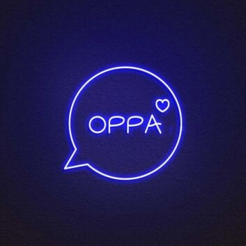 Oppa Neon Sign